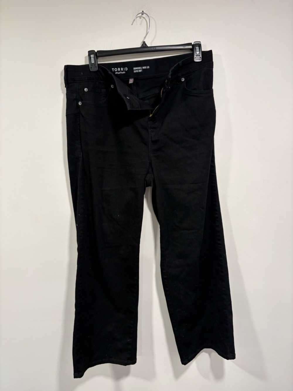 torrid Black Bombshell Wide Leg Pants